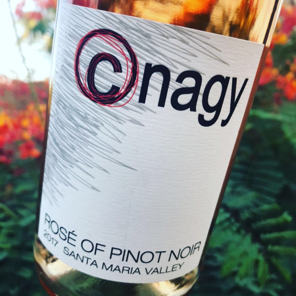 Cnagy rose of pinot noir wine 